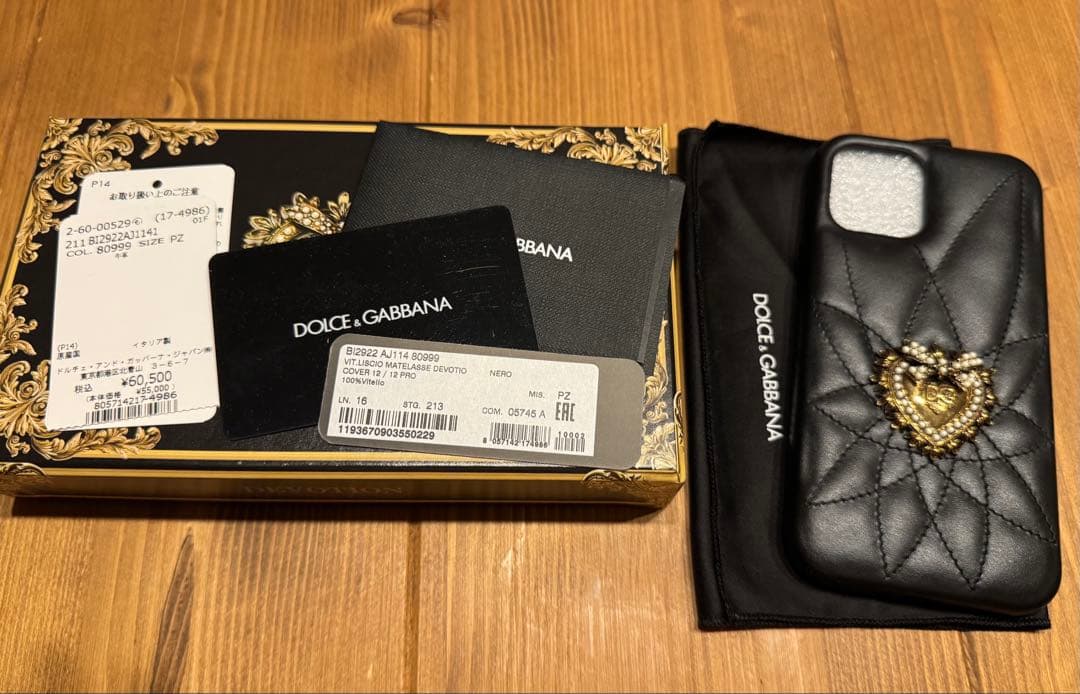 美品DOLCE&GABBANA DEVOTION iPhone12Proケース
