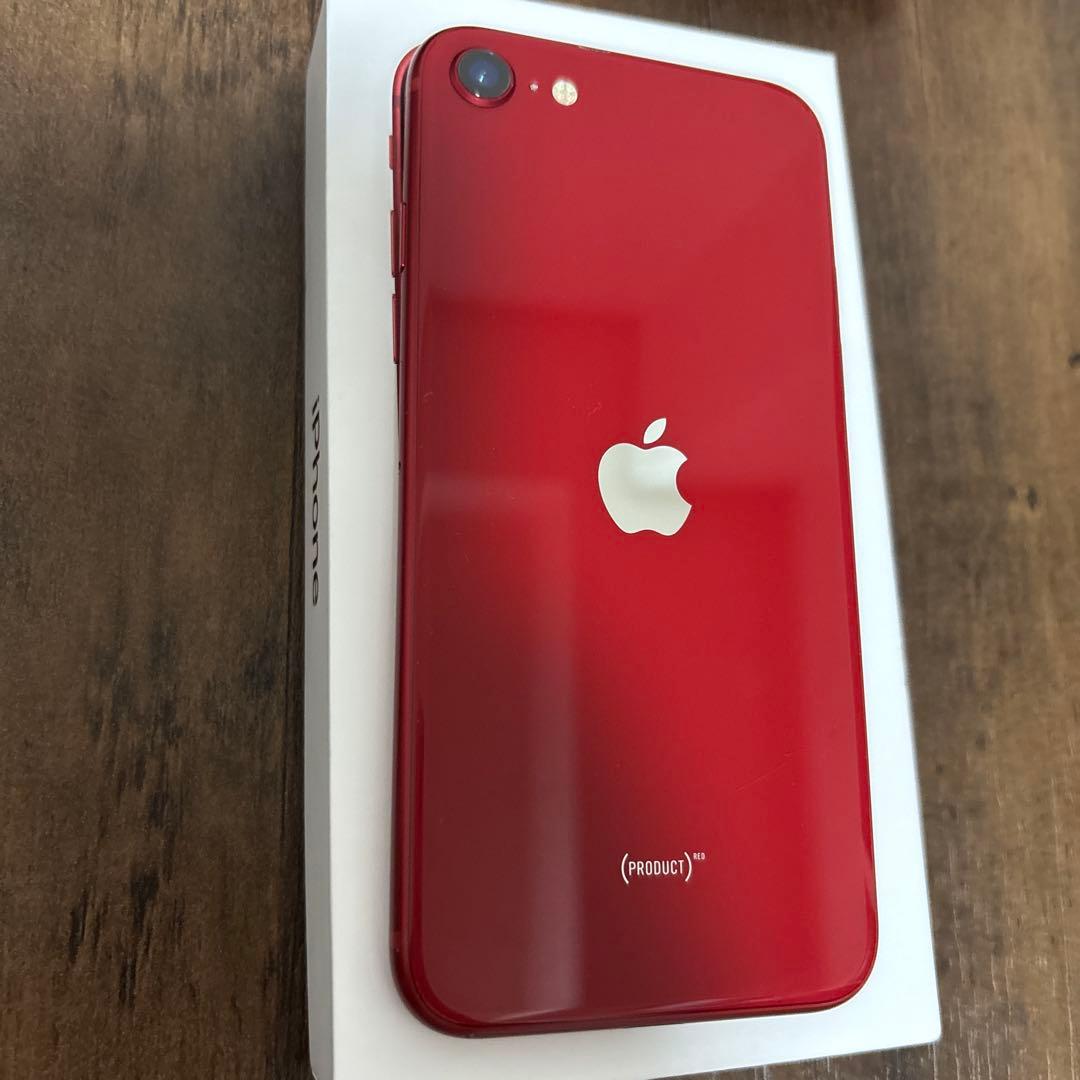 【ジャンク】iPhone SE3 64GB RED 動作未確認