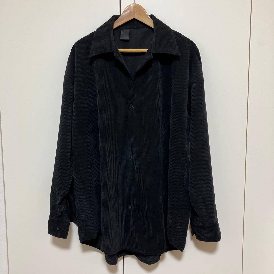 N.HOOLYWOOD エヌハリウッド コーデュロイ シャツ ブラック L位