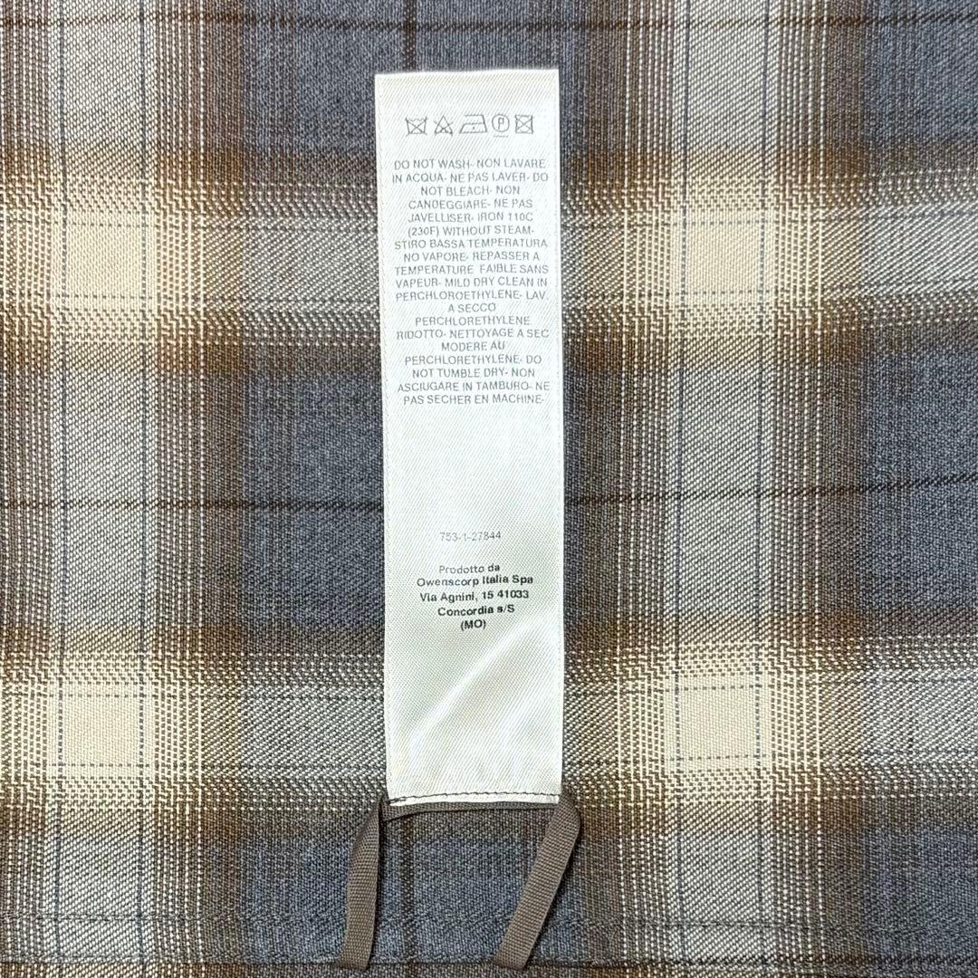 新品 RICK OWENS 25SS OUTERSHIRT GREY PLAID