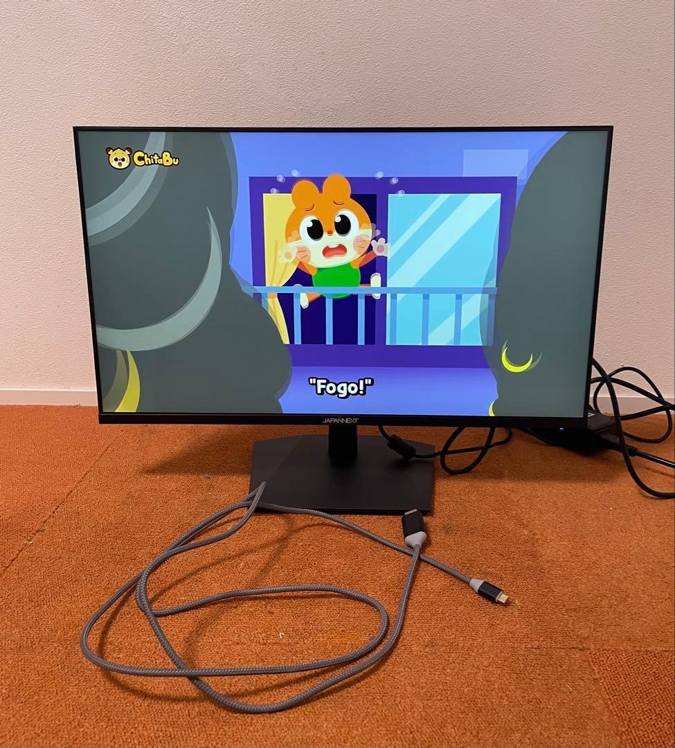 JAPANNEXT IPS フルHDモニター 給電可能 ディスプレイ