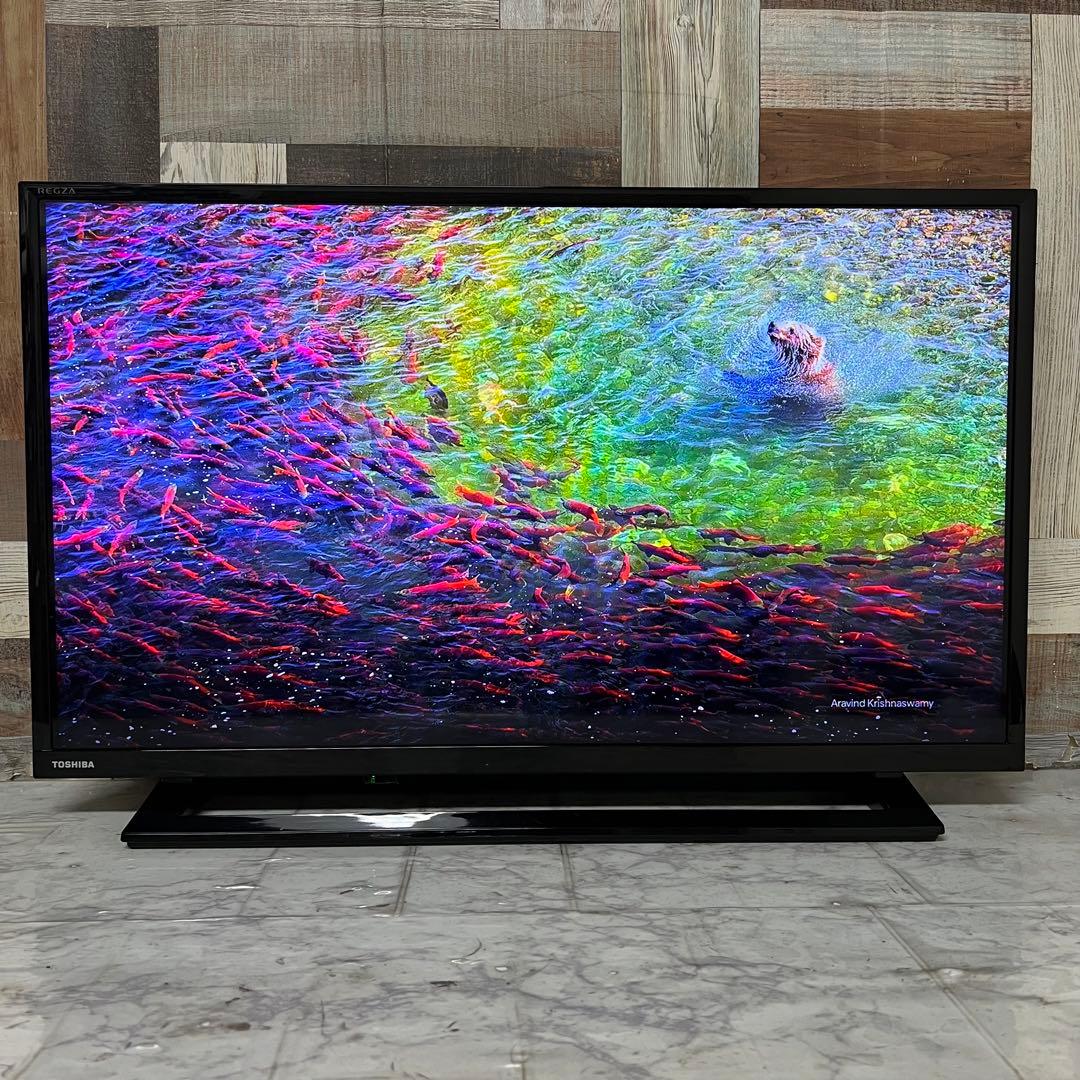 即日受渡❣️全国送料込4年前購入東芝32型テレビWチューナー外付けHDD録画対応
