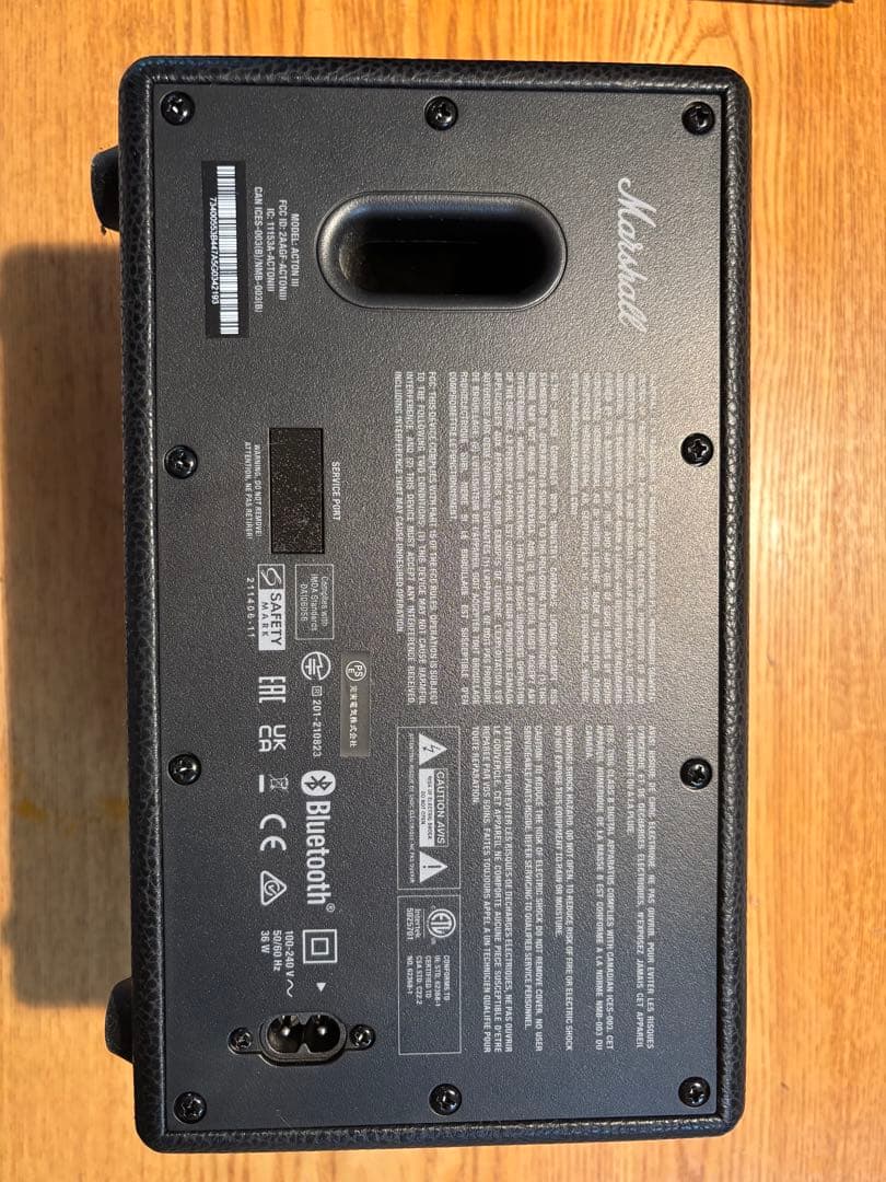 Marshall Acton III ブラック【国内正規品】　新古品