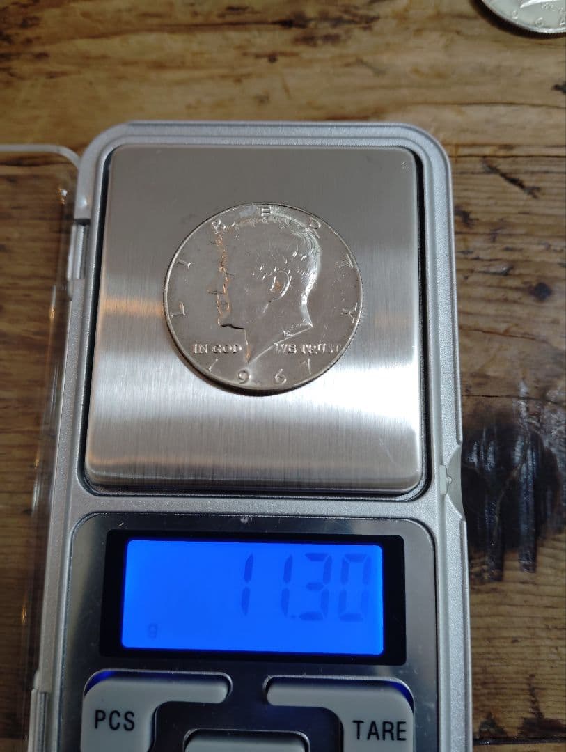 ケネディハーフダラー銀貨　1964年 1967年1968年