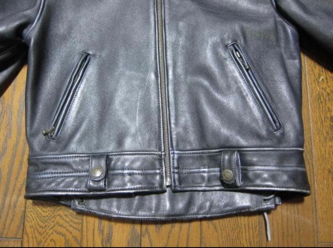 ヒ*ん様 【良品】HARLEY-DAVIDSON シングルライダース革ジャン L