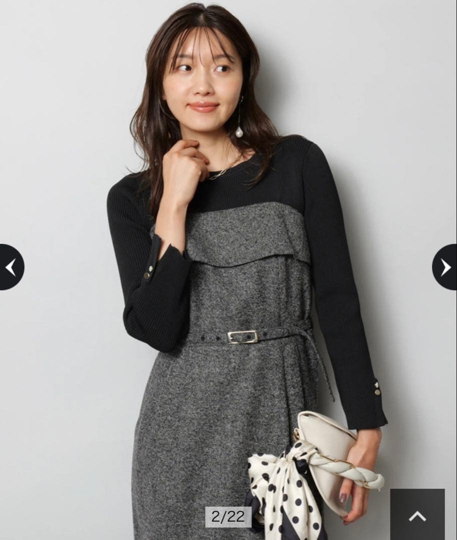 JUSGLITTY ペアドッキングワンピース