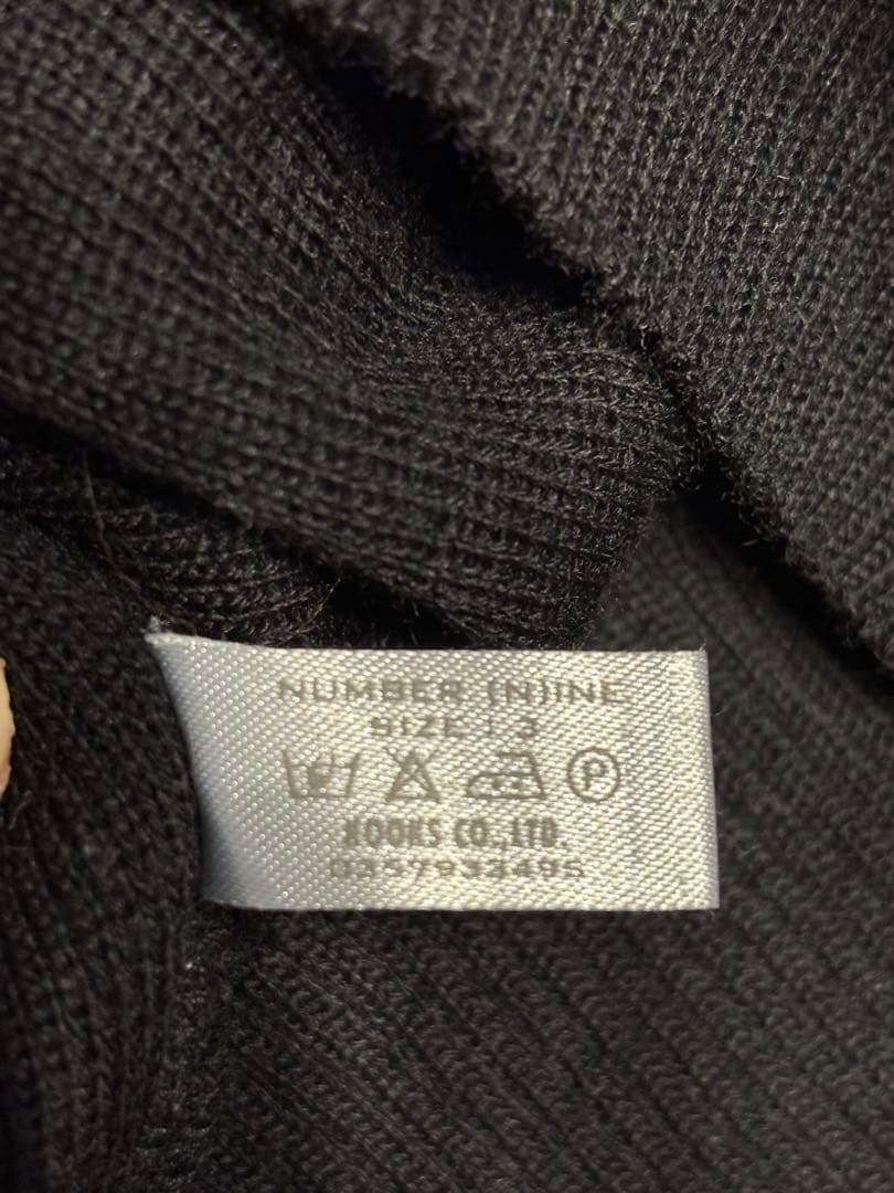 ち*ば様 NUMBER (N)INE STANDARD期 エンブレムニット