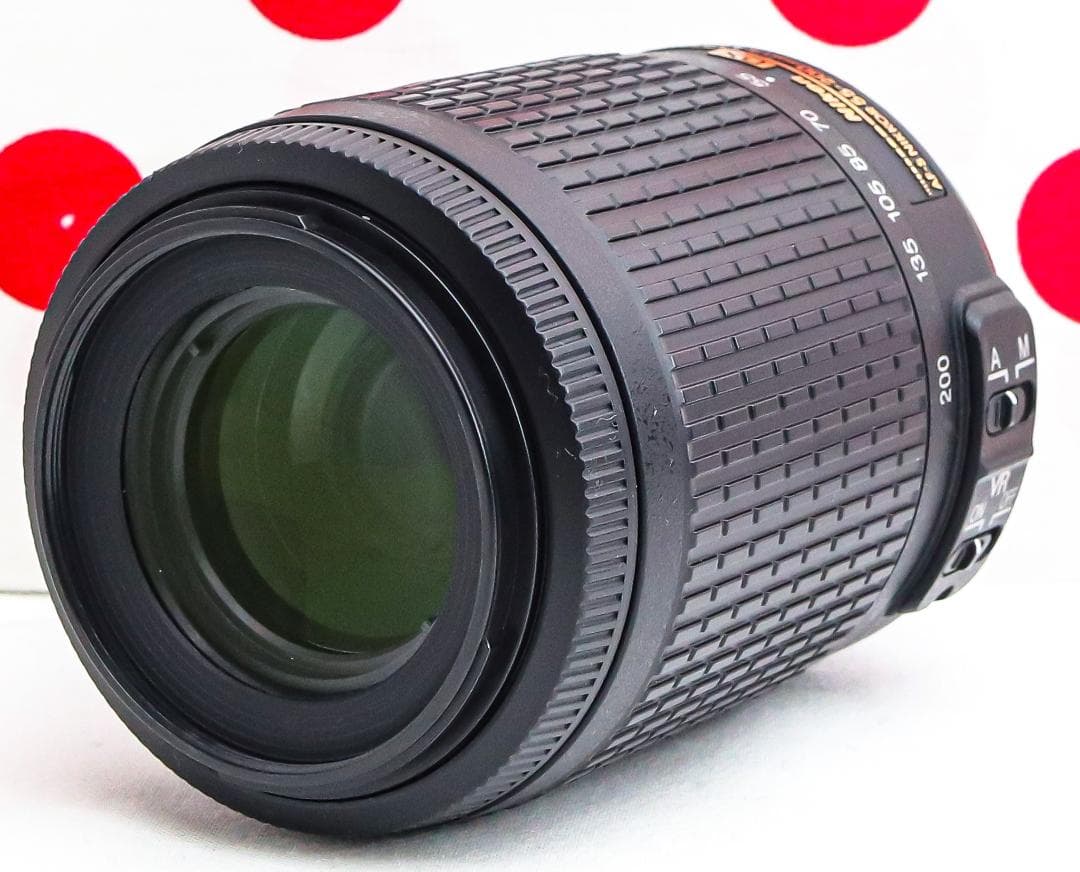 美品 Nikon AF-S 55-200mm VR❤手振れ補正付❤レンズフード付