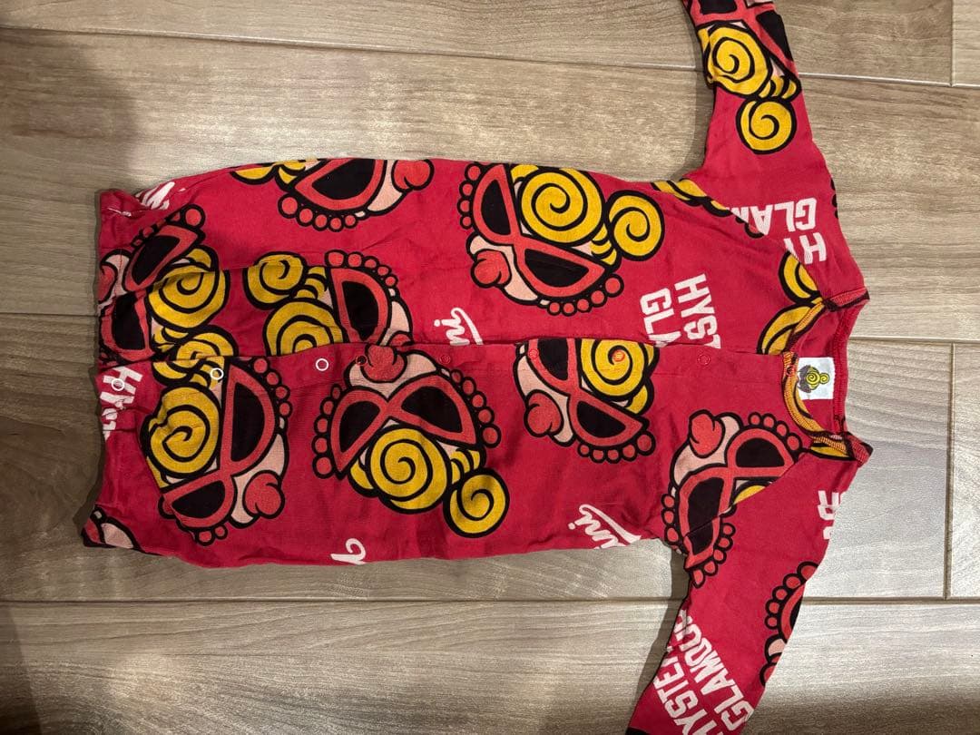 ヒスミニ ロンパース パンダ フェイス