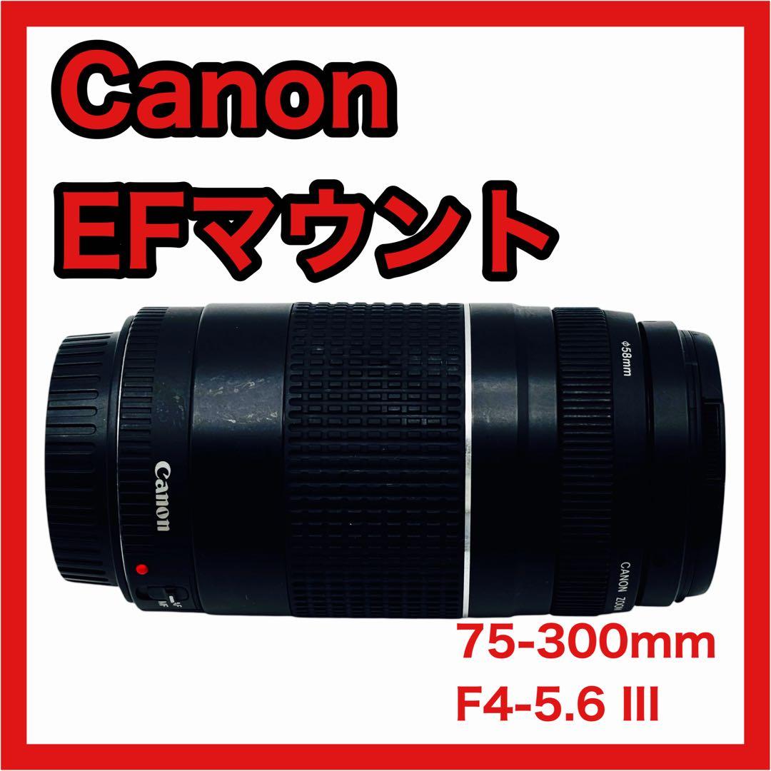 Canon EFマウント75-300mm F4-5.6 III