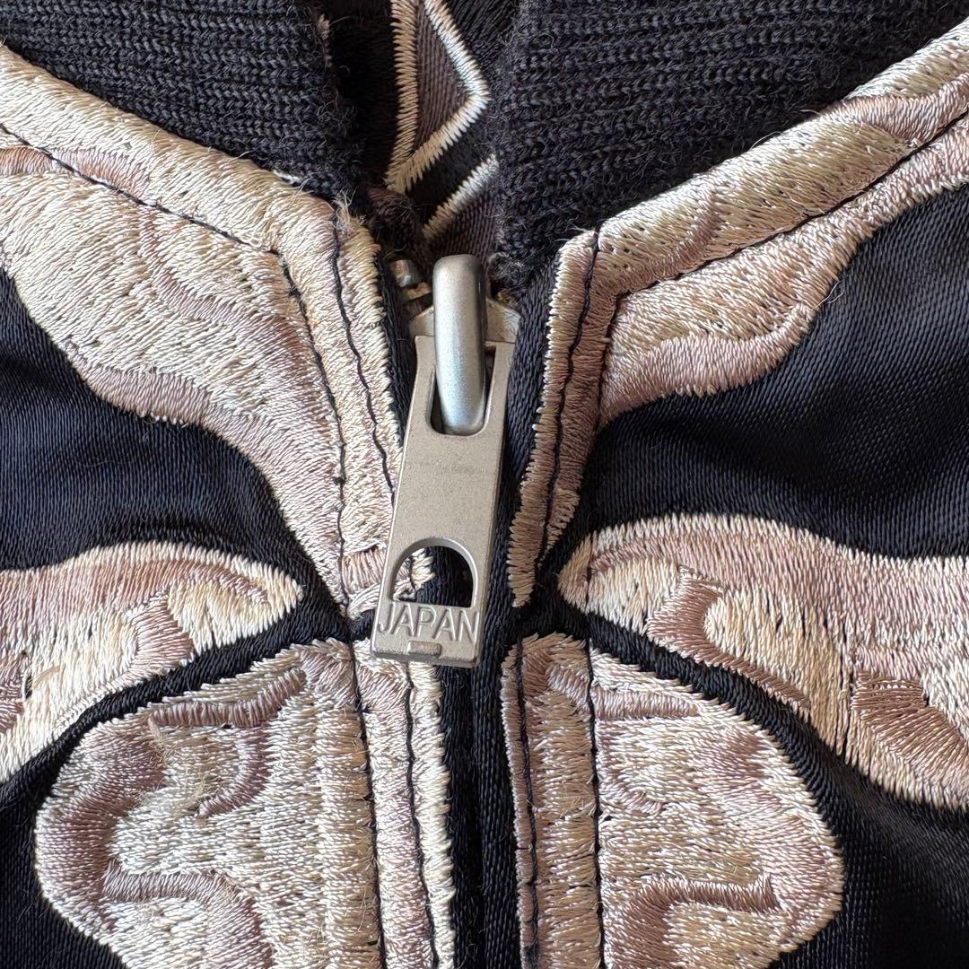 Back Street Crawler ボーン 骨 スカル クラウン スカジャン