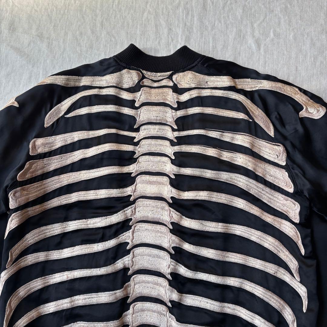 Back Street Crawler ボーン 骨 スカル クラウン スカジャン