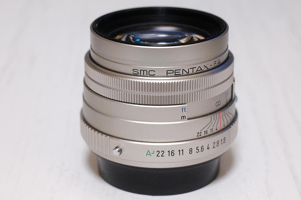 中古 SMC PENTAX-FA 77mm F1.8 Limited シルバー