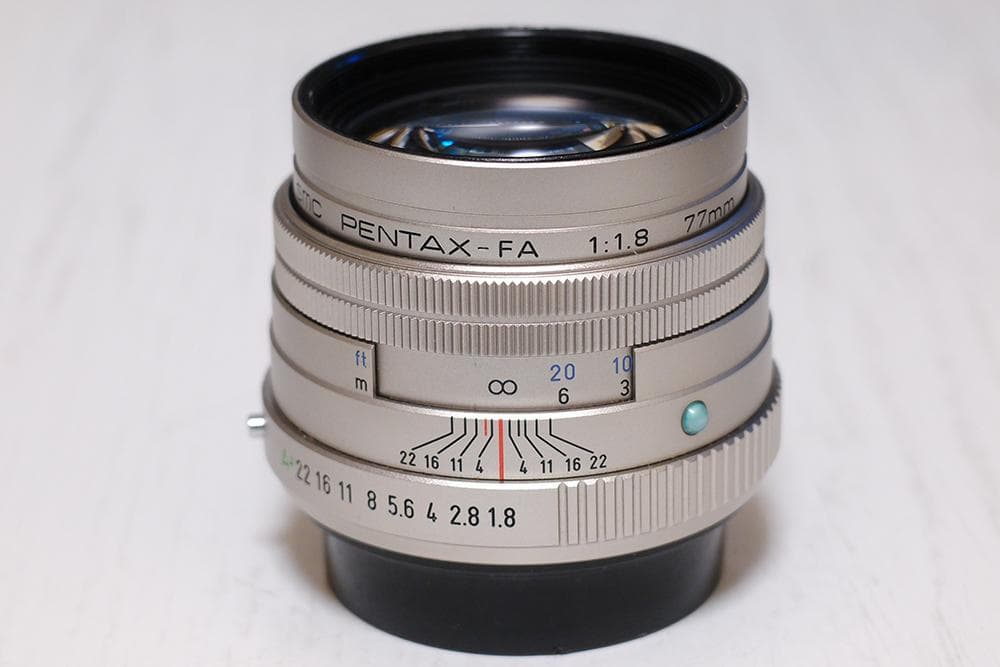 中古 SMC PENTAX-FA 77mm F1.8 Limited シルバー