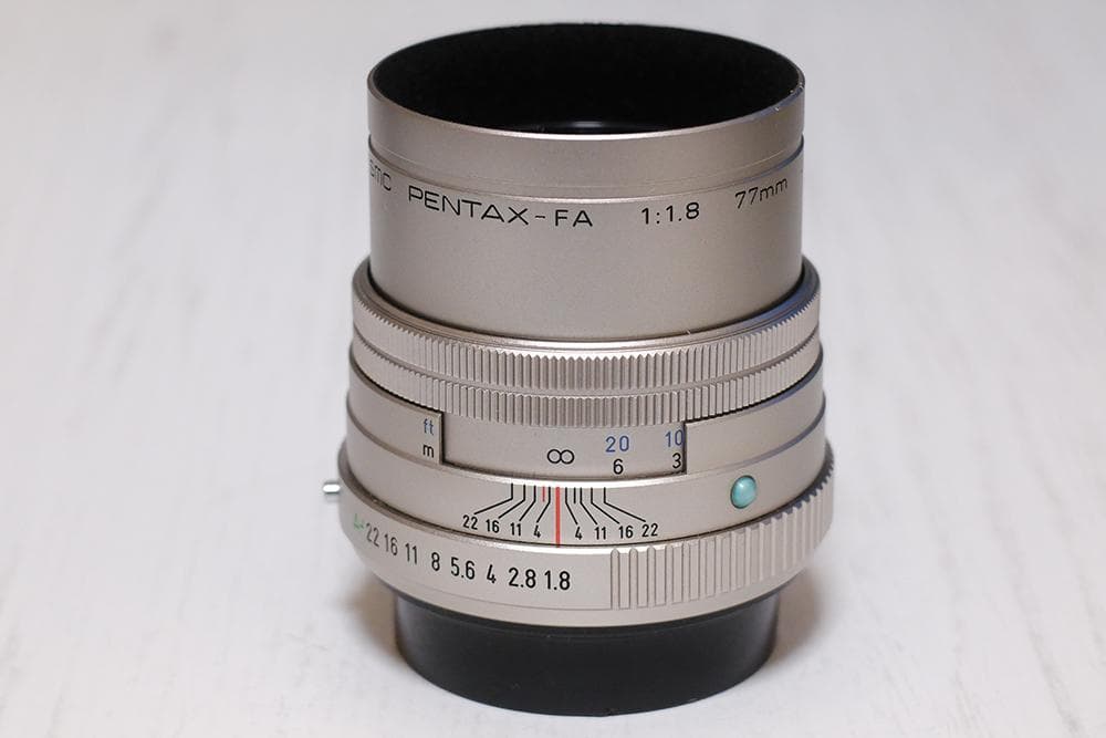 中古 SMC PENTAX-FA 77mm F1.8 Limited シルバー