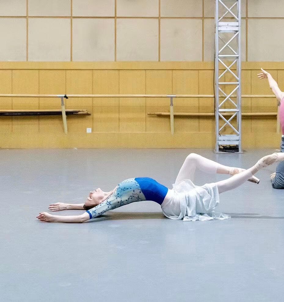 Dellalo Milanoデラロミラノ　レオタード　Lsizeブルー