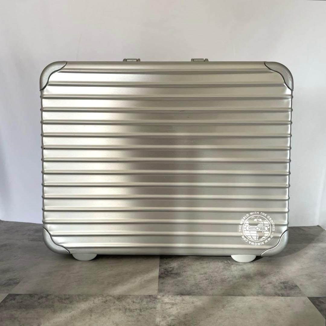 リモワ RIMOWA アルミ アタッシェケース シルバー ビジネスバッグ