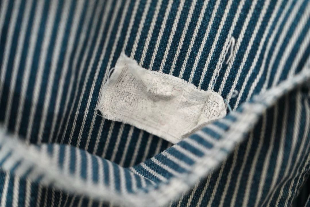 60s 70s ヴィンテージ Lee オーバーオール ヒッコリー