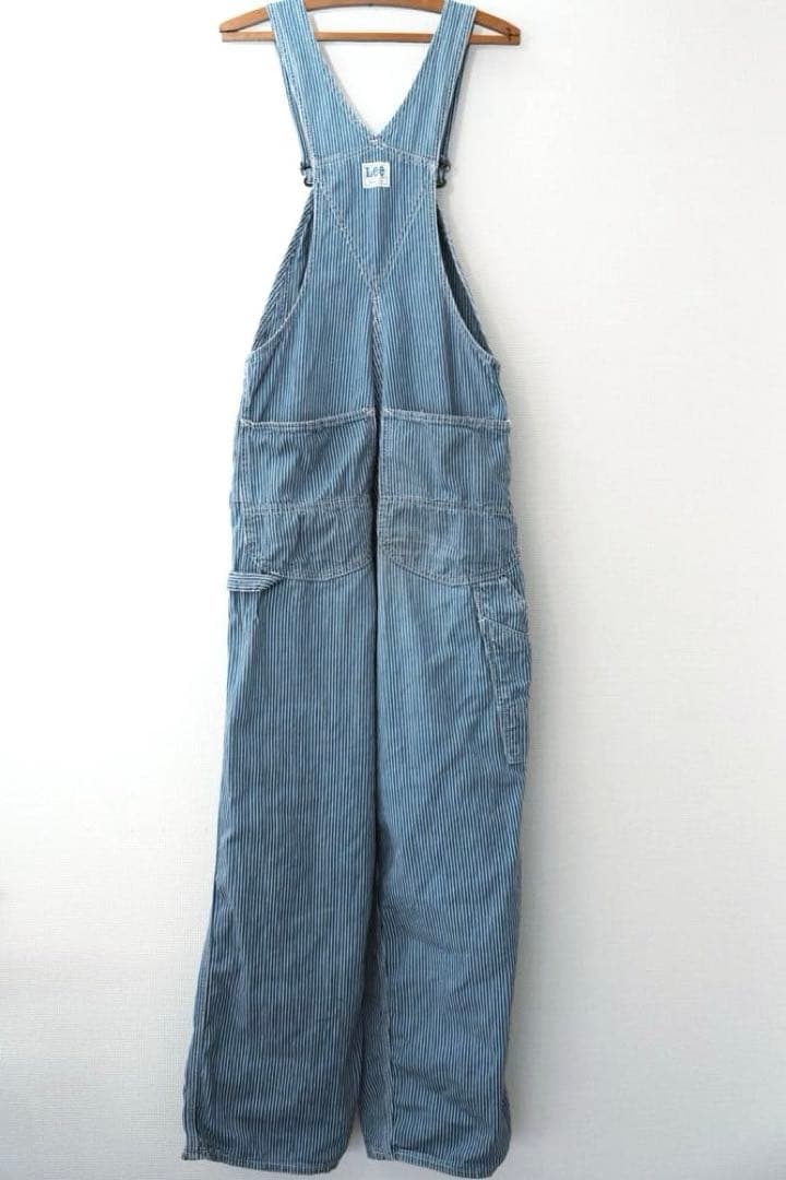 60s 70s ヴィンテージ Lee オーバーオール ヒッコリー