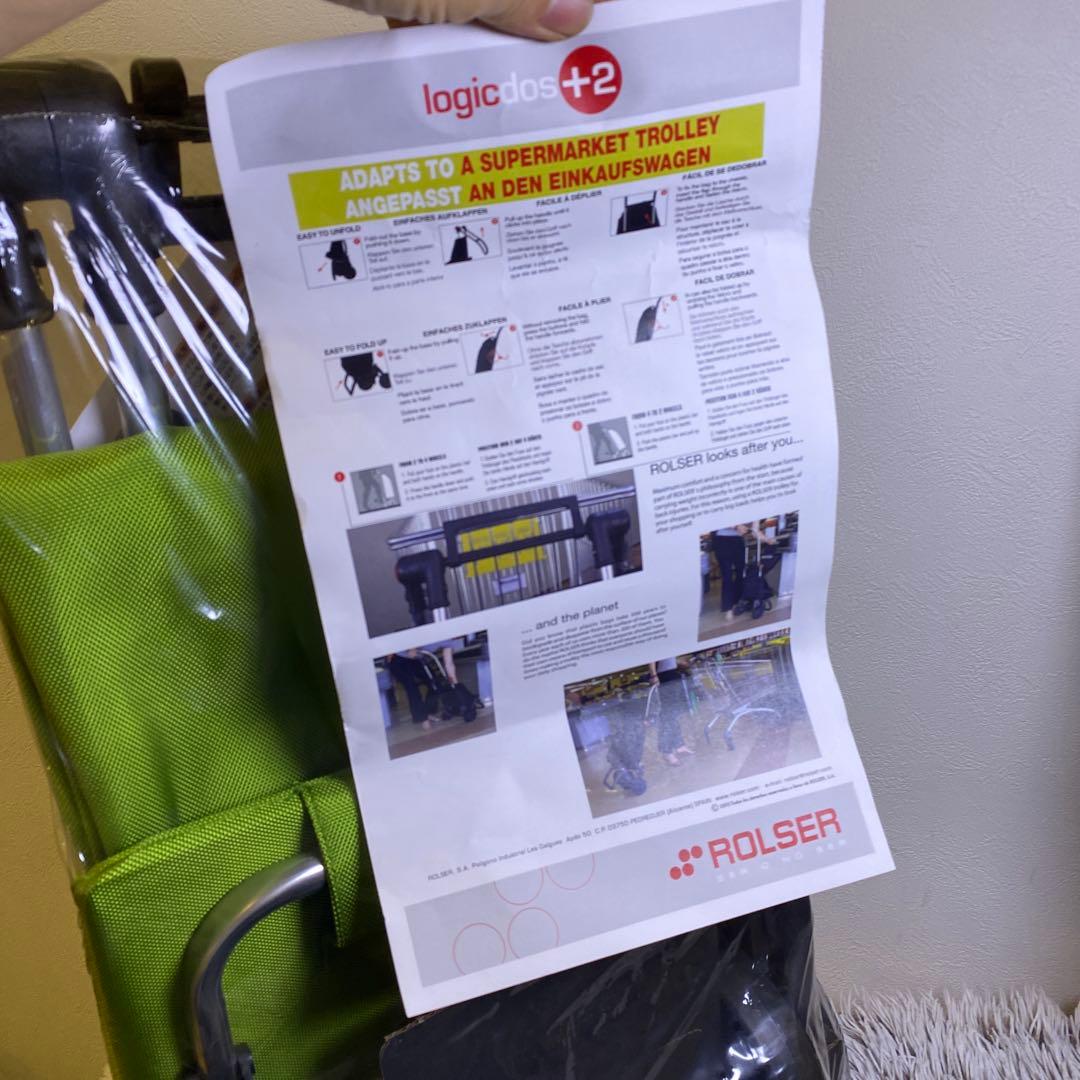 【未使用】ROLSER ラスター　折りたたみカート　ショッピングカート