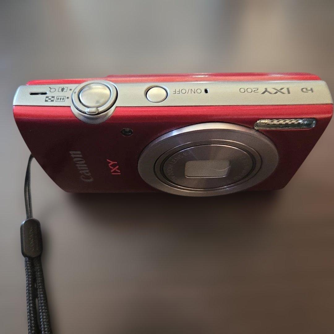 canon IXY 200 レッド 電池付き ジャンク