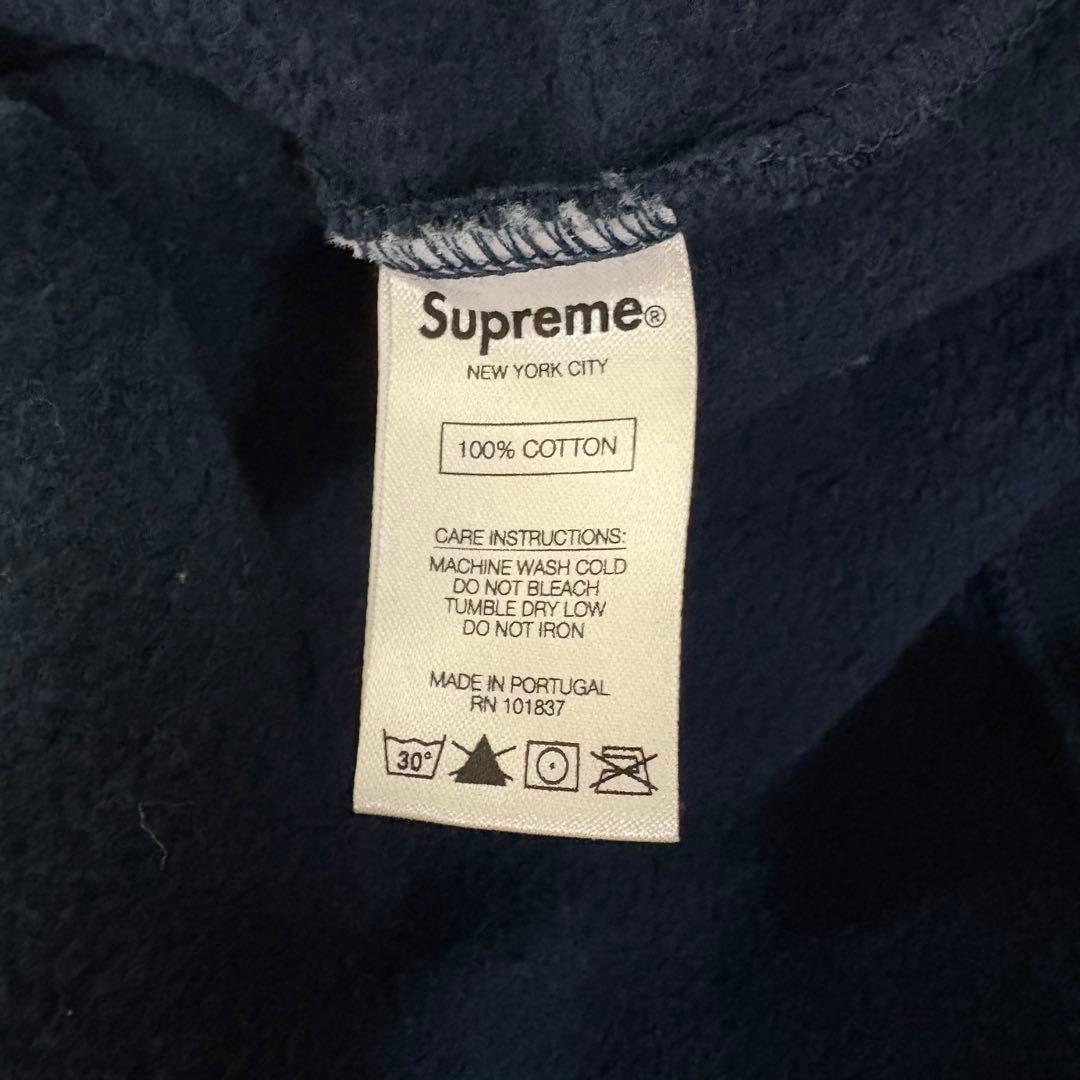 【激レア】SUPREME シュプリーム　パーカー　ゆるだぼ　スウェット　刺繍