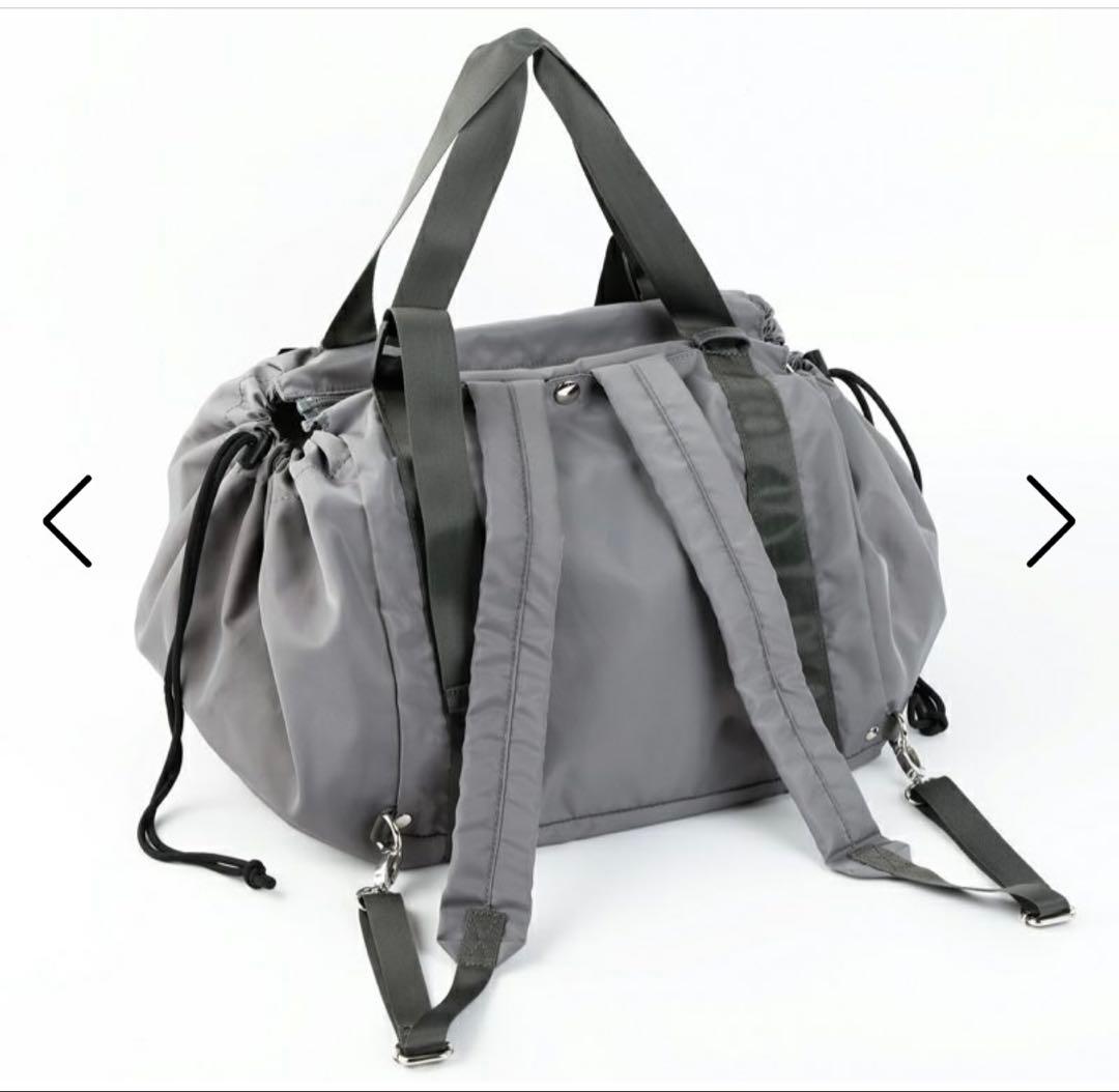 紀ノ国屋　保冷付きレジカゴリュック　モーニンググレーエコバッグ