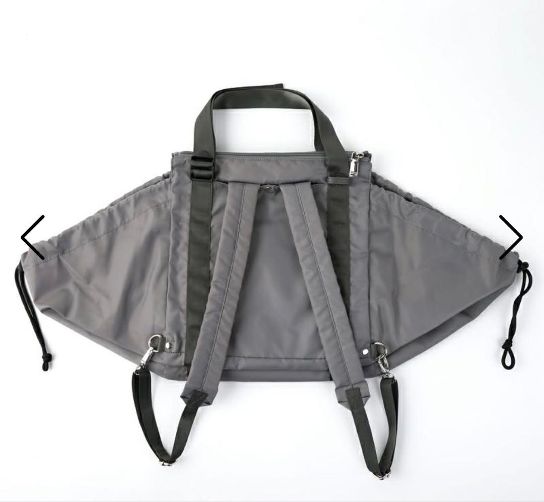 紀ノ国屋　保冷付きレジカゴリュック　モーニンググレーエコバッグ