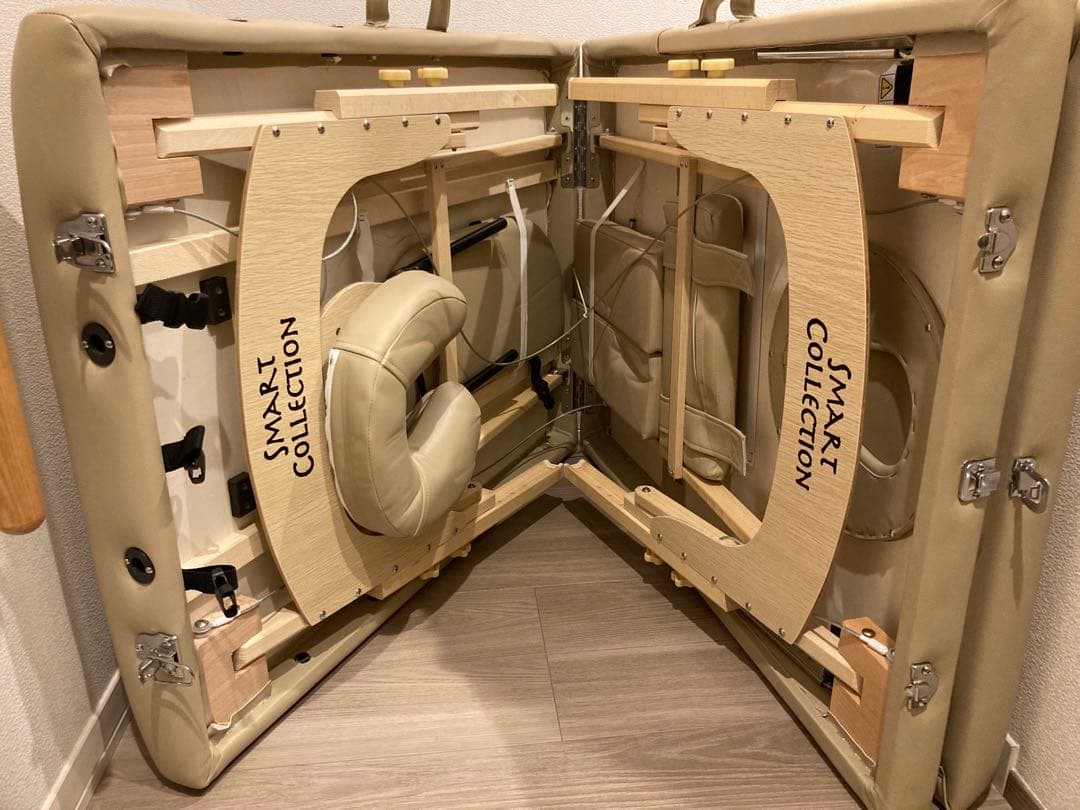 高級低反発折りたたみリクライニングベッド　エステベッド　施術ベッド　フェイシャル