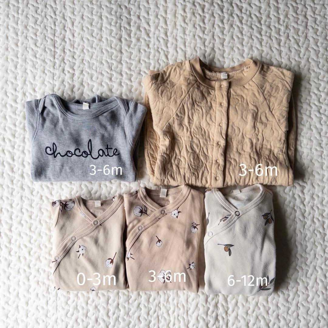 organic zoo ロンパース カバーオールセット オーガニックズー 5点