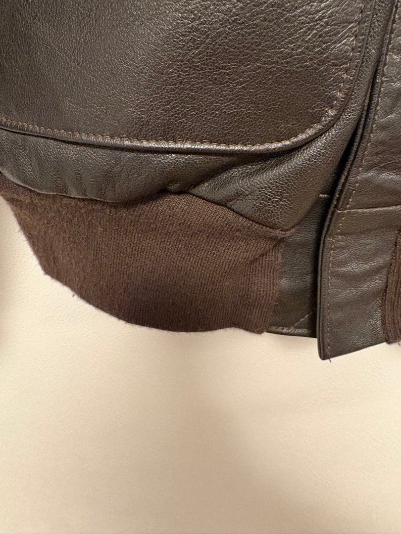 COCKPIT コックピットA-2 ゴートスキン山羊　柔らかい　レザージャケット