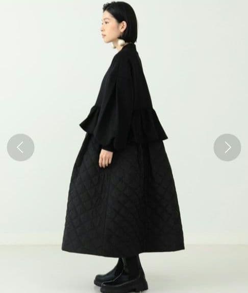 【✨新品タグ付き✨】CAROLINA GLASER◎キルティング フリルコート