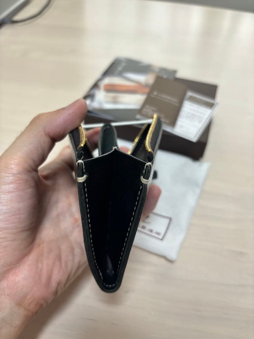 土屋鞄ディアリオDiarioハンディLファスナー ブラック黒