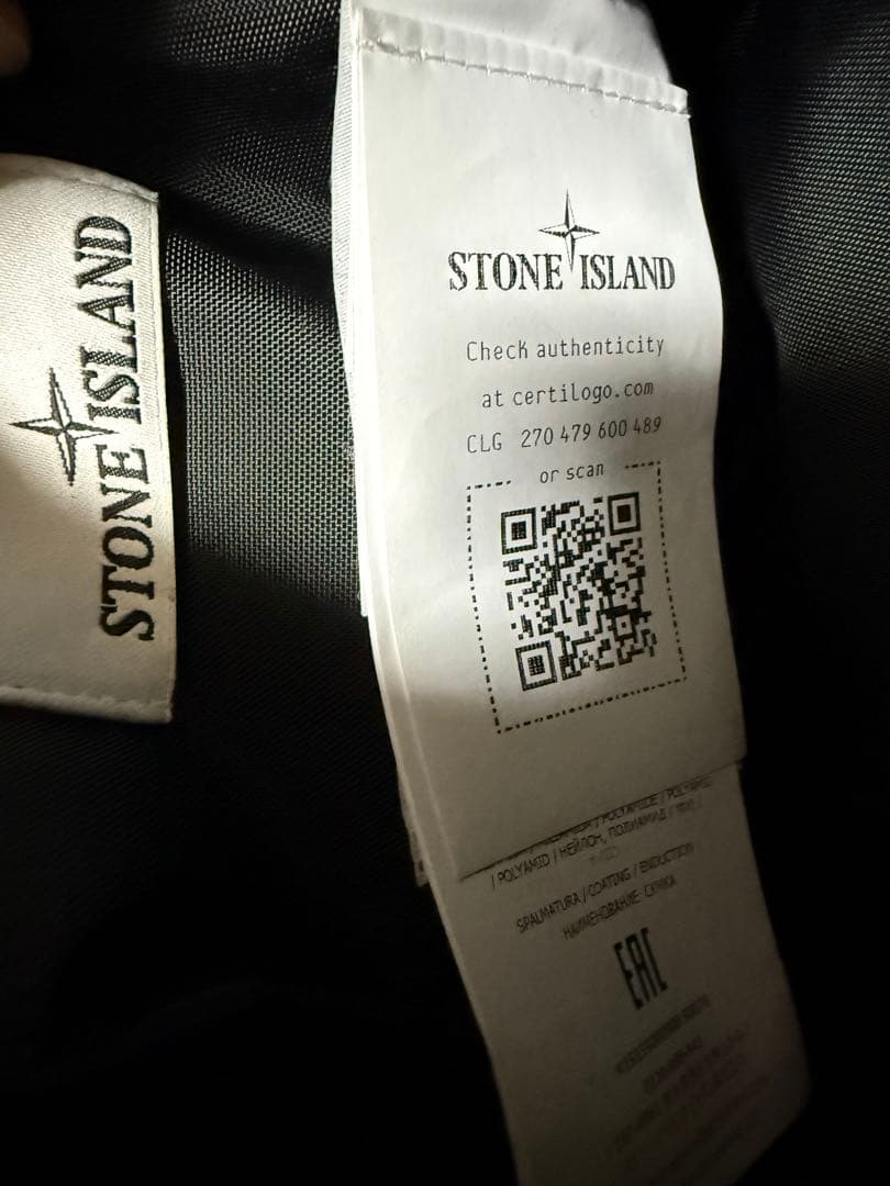 STONE  ブラックショルダーバッグ