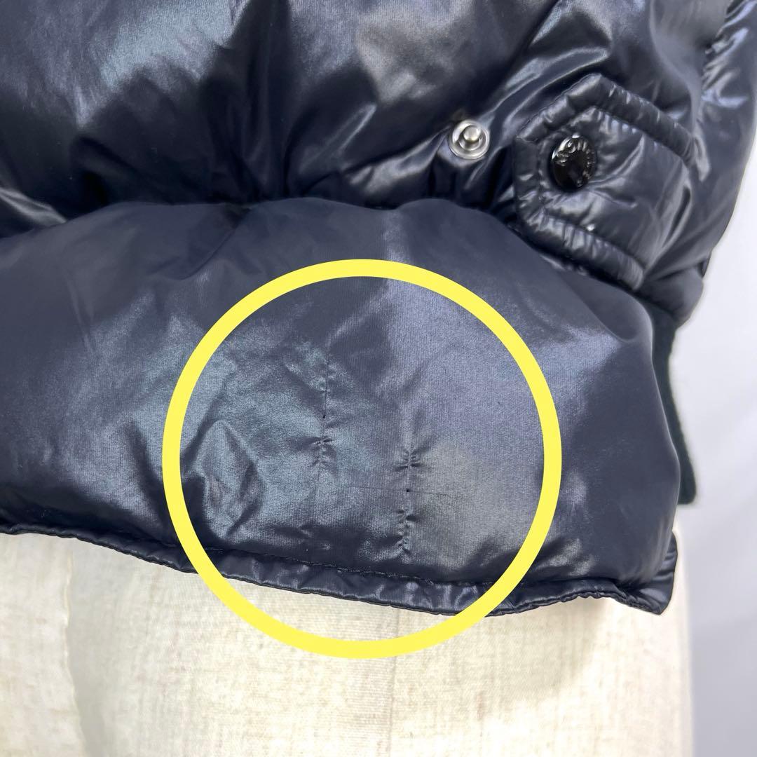 『美品』MONCLER モンクレール ビックロゴ ダウンベスト Sサイズ相当