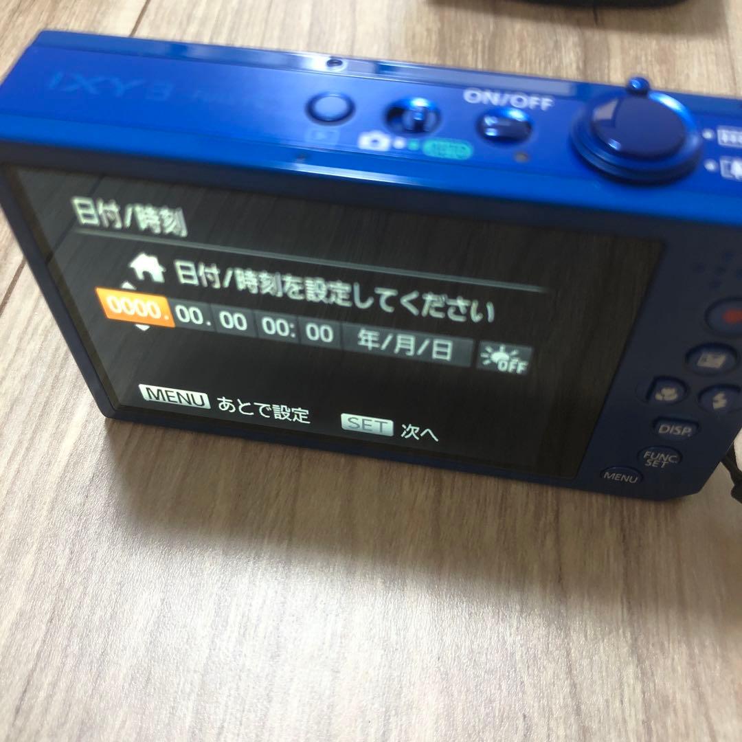 Canon IXY 3 コンパクトデジタルカメラ　ブルー