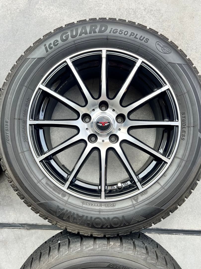 【値下げ可】30系アルヴェル　スタッドレスタイヤホイールセット17インチ
