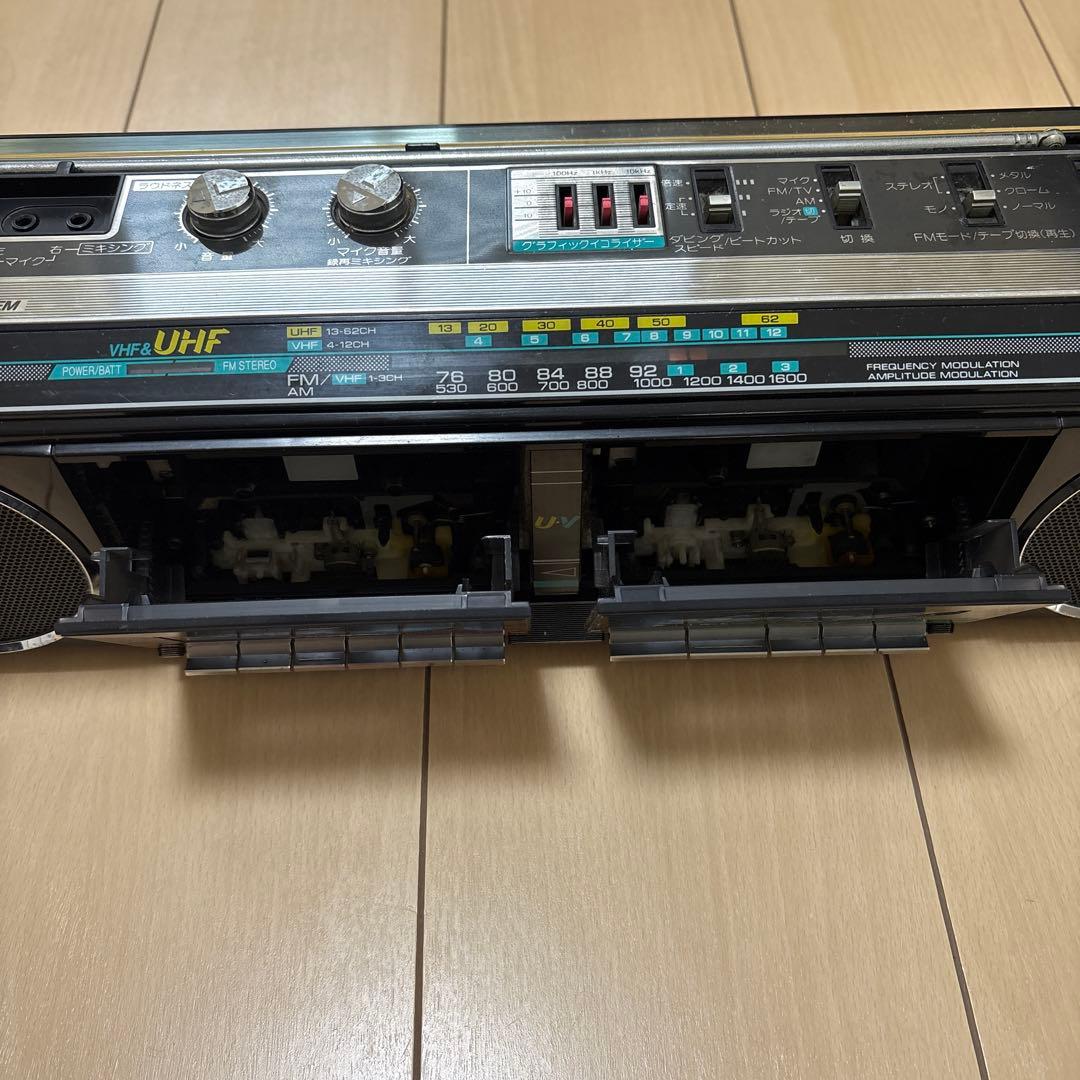 【激レア！】東芝 SUGAR RT-SWU6 黒　希少 ラジカセ