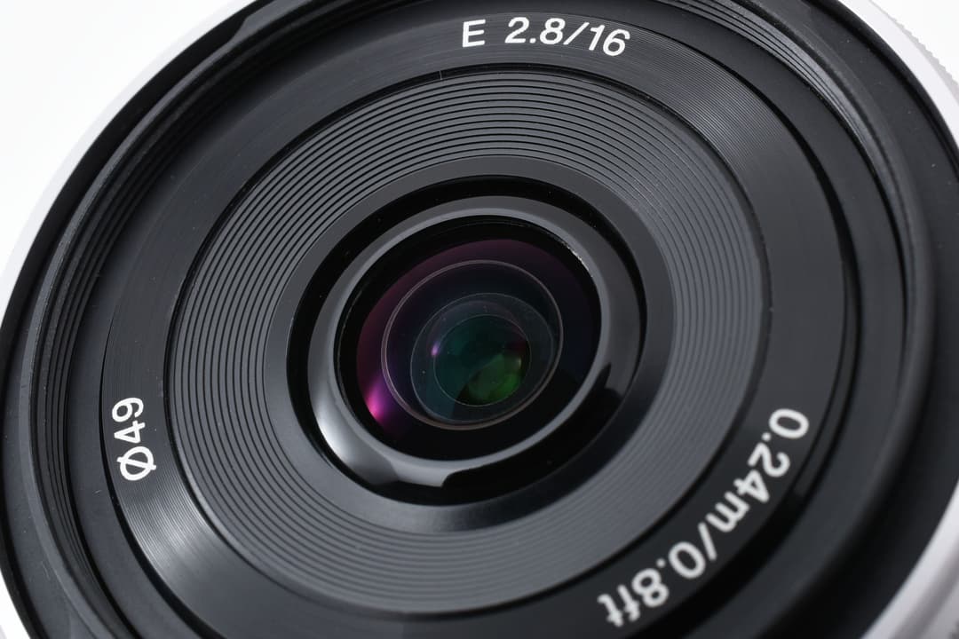 美品 Sony ソニー E 16mm F2.8 単焦点レンズ #7630