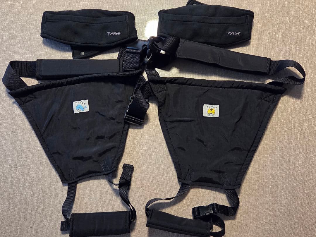 アンジュモ　双子用抱っこ紐　ヘッドサポートセット