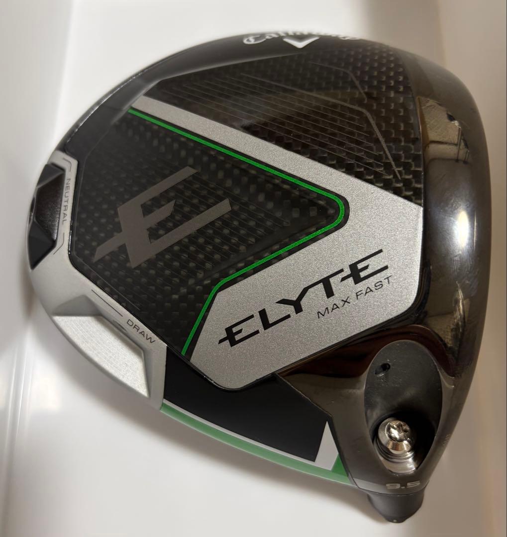 ★中古美品★Callaway ELYTE MAX FAST 9.5【ヘッドのみ】