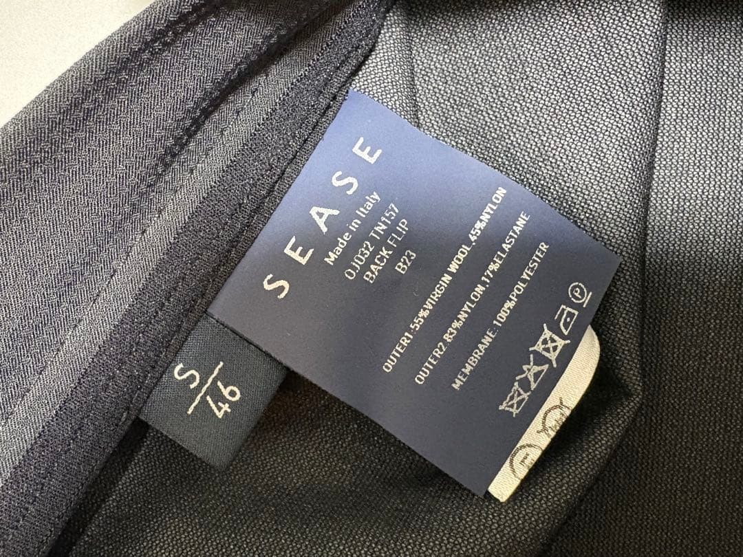 【SEASE／シーズ】BACK FLIP ジャケット プルオーバー (S)