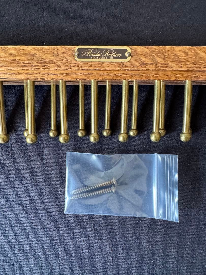 Brooks Brothers ネクタイ・ラック　金属・木製