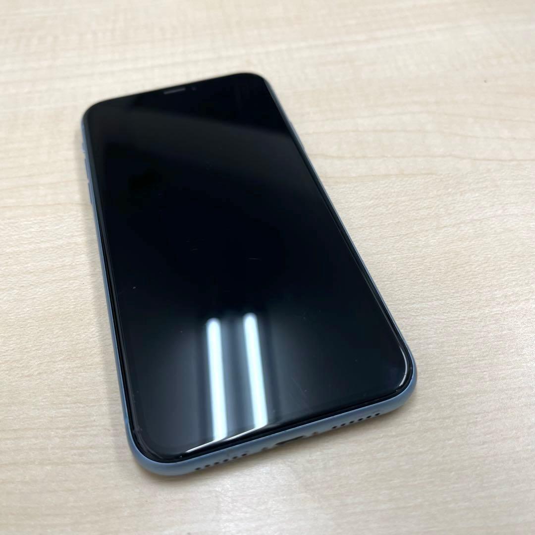 【T】Apple アップル iPhone XR 64GB ブルー スマートフォン