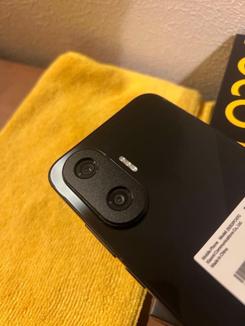 美品　POCO F7 Black RAM12GB 256GB SIMフリー
