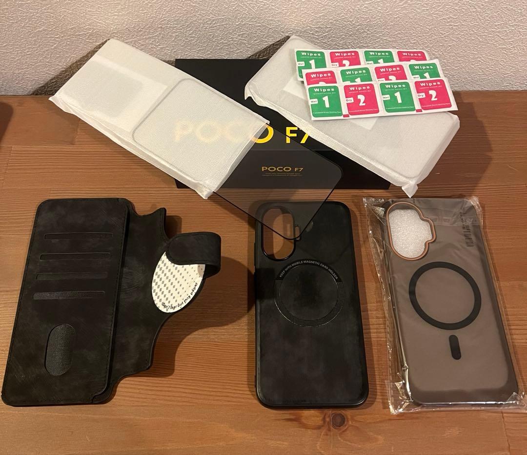 美品　POCO F7 Black RAM12GB 256GB SIMフリー