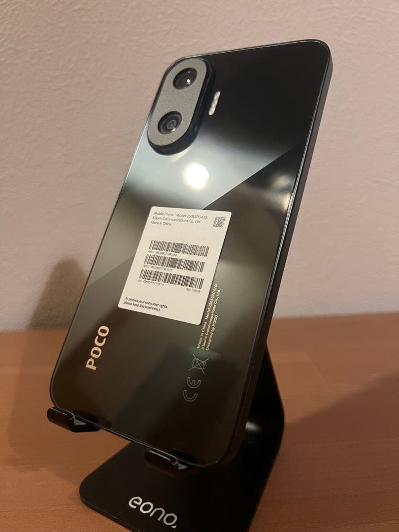 美品　POCO F7 Black RAM12GB 256GB SIMフリー