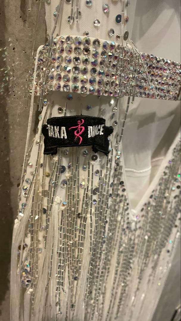 TAKADANCE タカダンス 白ラテンドレス 衣装