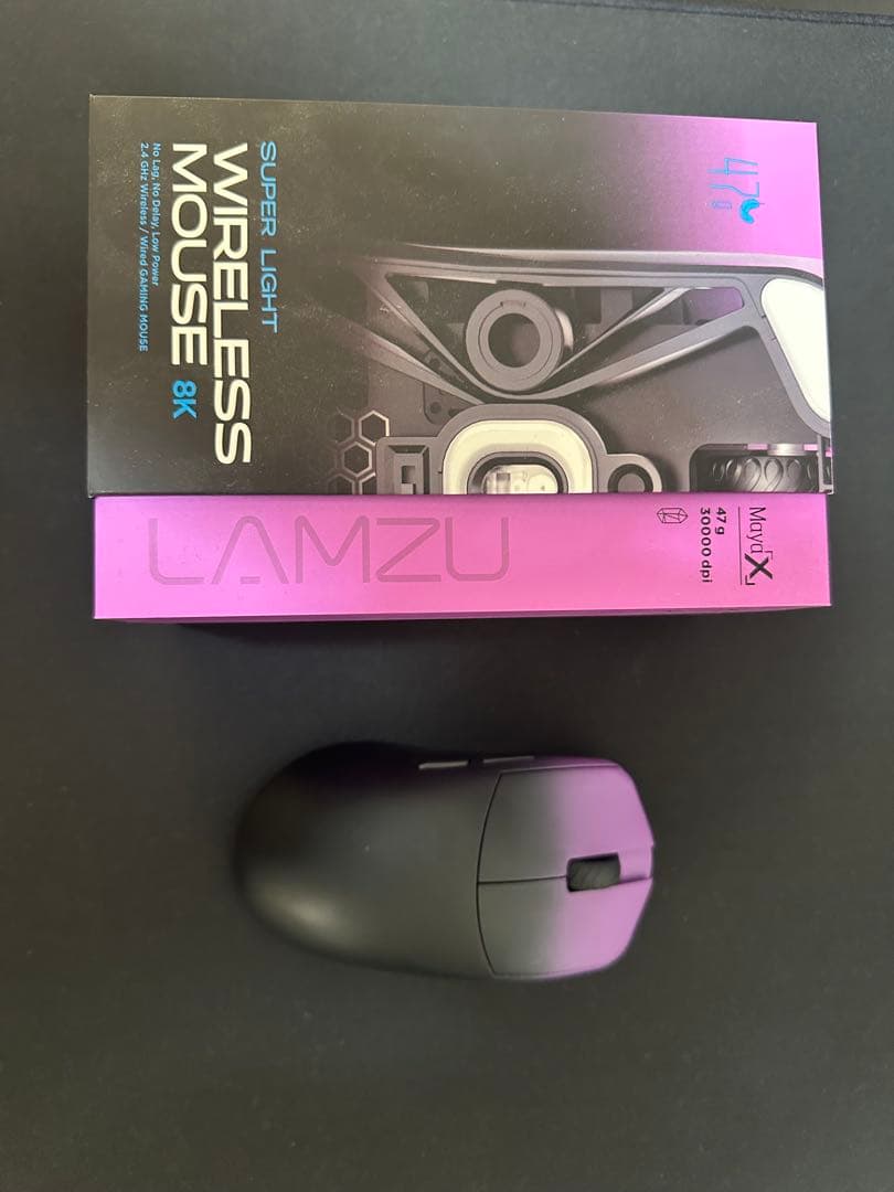 マウス・トラックボール Lamzu MAYA X purple shadow