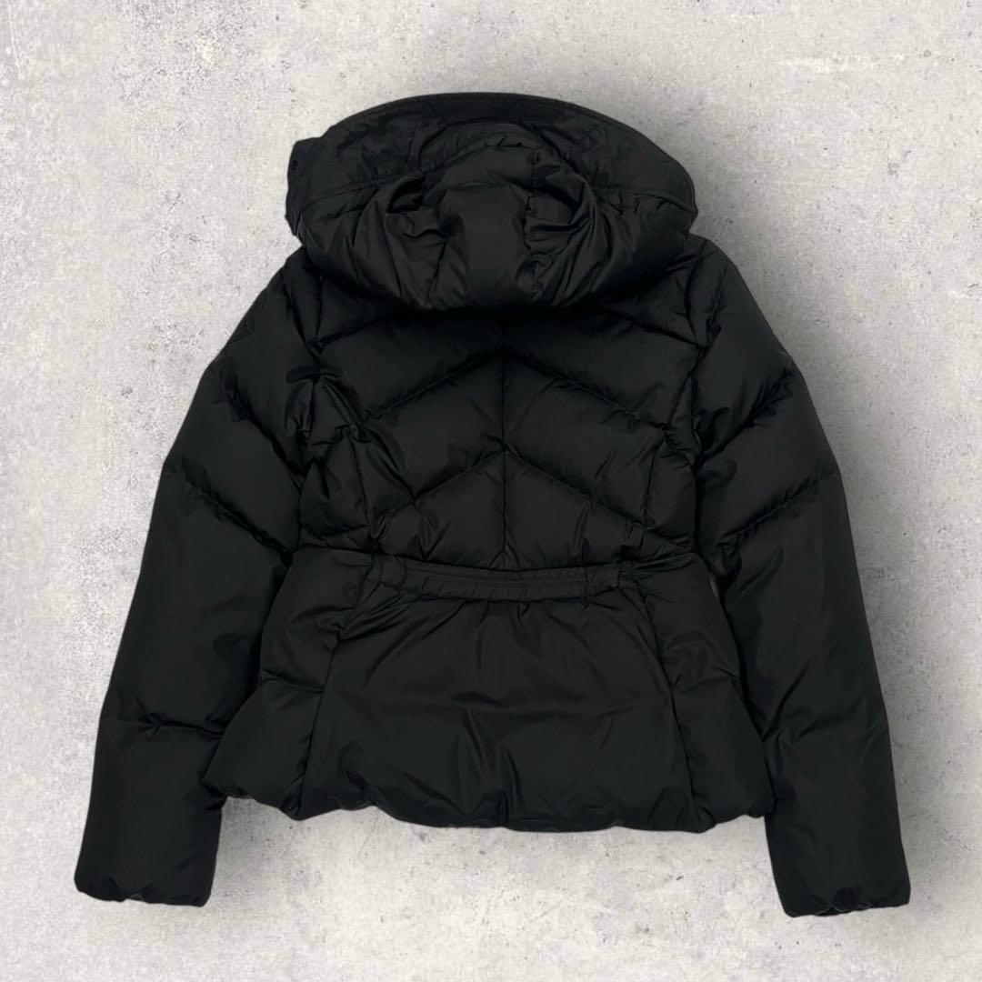 12046【美品・QR鑑定済み】モンクレール　ALOES ダウンジャケット　黒